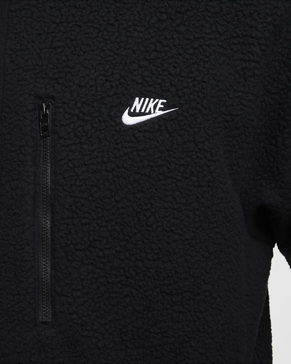 Veste en tissu fleece sherpa pour homme nike fashion sportswear